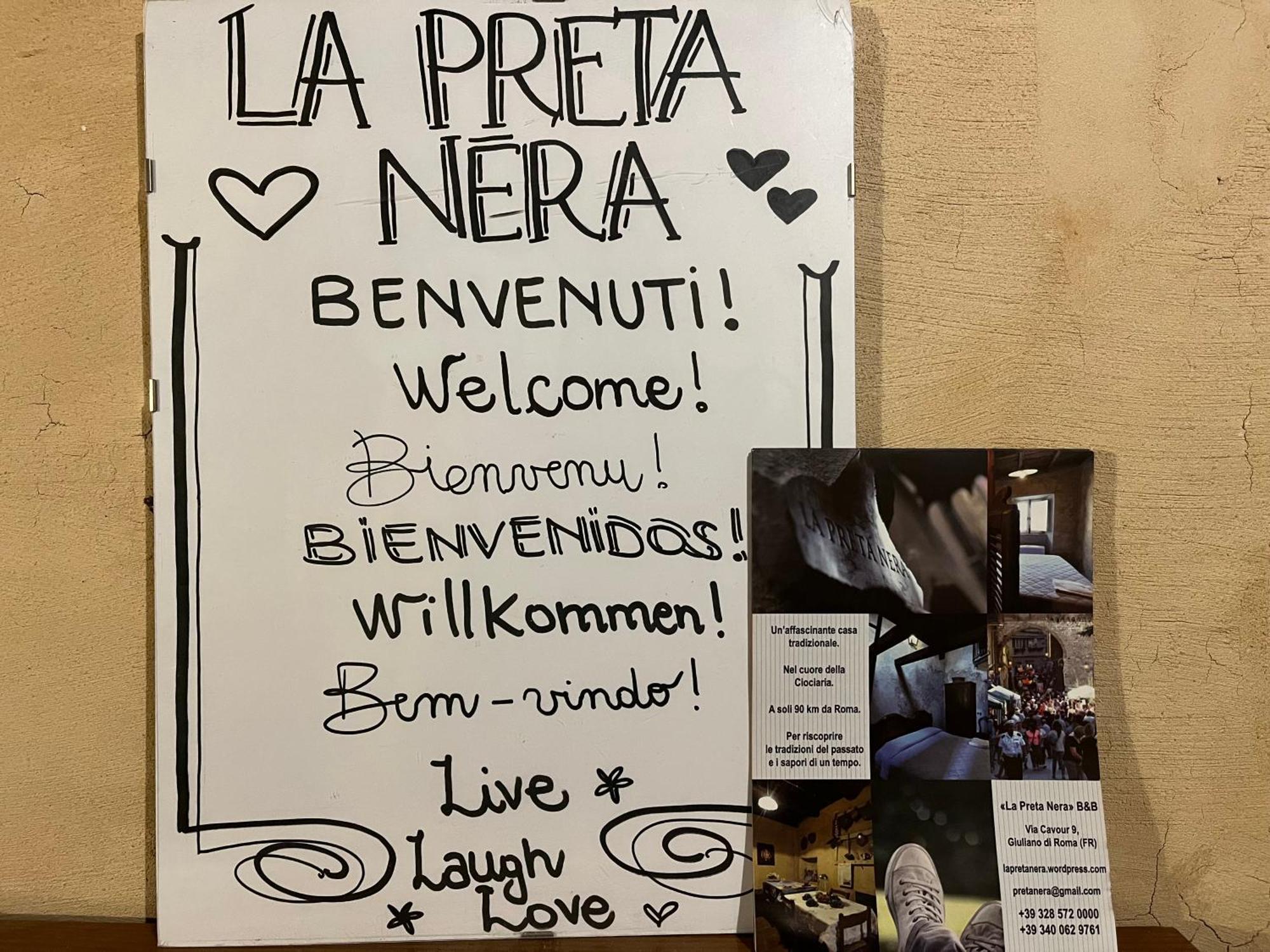 La Preta Nera Bed & Breakfast Giuliano di Roma Exterior photo